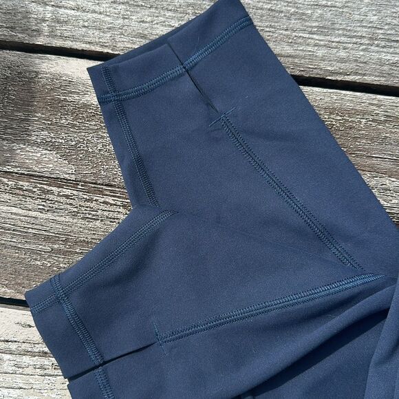 Lululemon Wunder Train High-Rise Tight 25" Hem Slit true navy blue size 2 nwt - Picture 3 of 7